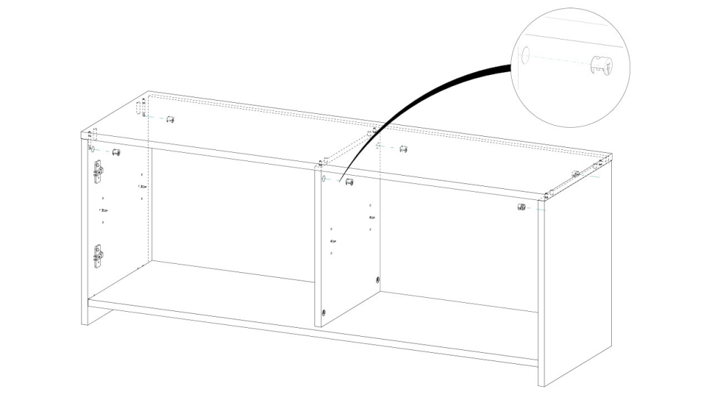 SOLIDWORKS Composer - przykład instrukcji montażu mebla